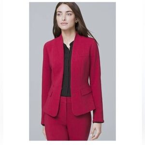 White House Black Market Red Blazer